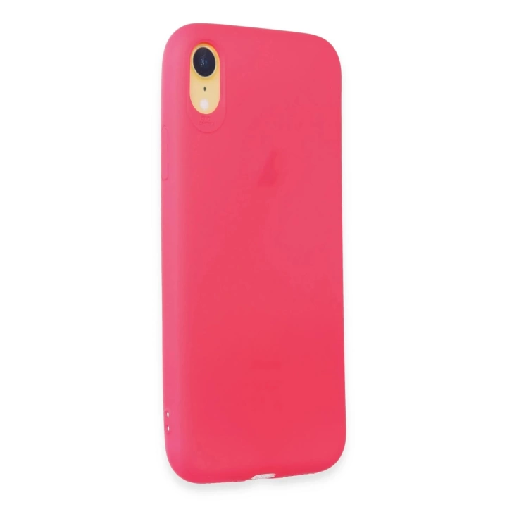 BFS  iPhone XR Kılıf First Silikon - Pembe