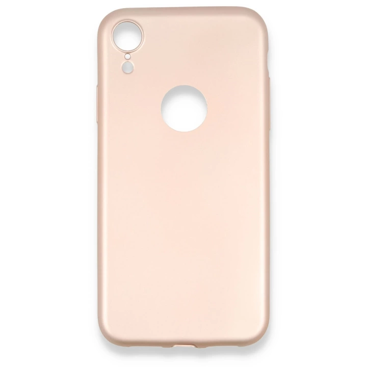 BFS  iPhone XR Kılıf First Silikon - Rose Gold