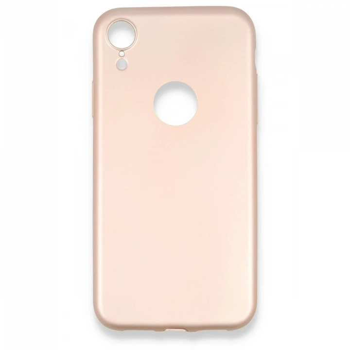 BFS  iPhone XR Kılıf First Silikon - Rose Gold