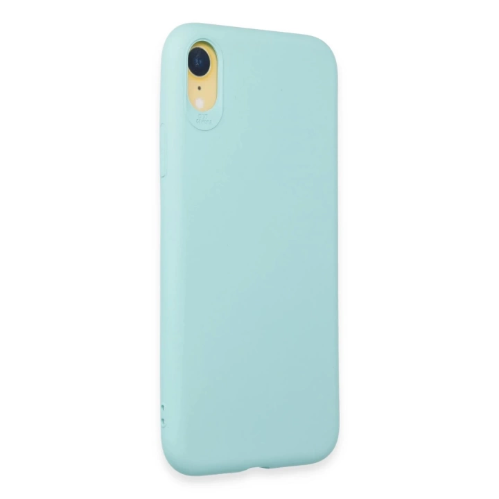 BFS  iPhone XR Kılıf First Silikon - Turkuaz