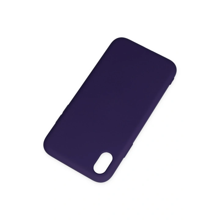 BFS  iPhone XR Kılıf Nano içi Kadife Silikon - Mor