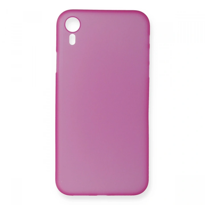 BFS  iPhone XR Kılıf PP Ultra İnce Kapak - Pembe