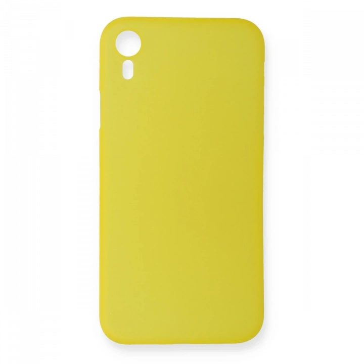 BFS  iPhone XR Kılıf PP Ultra İnce Kapak - Sarı