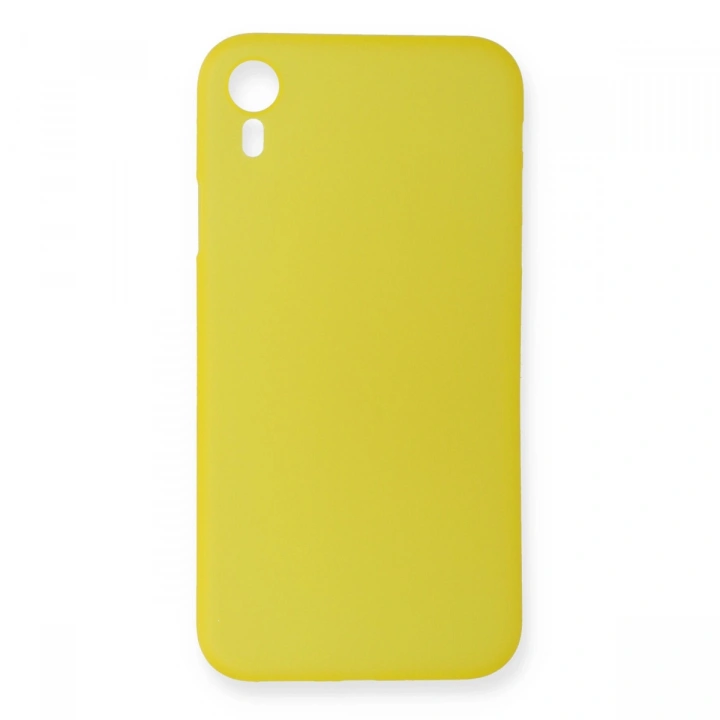 BFS  iPhone XR Kılıf PP Ultra İnce Kapak - Sarı