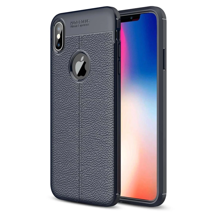 BFS  iPhone XS Max Kılıf Auto Focus Kapak - Lacivert