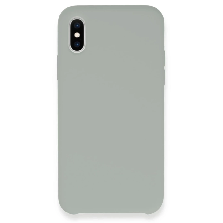 BFS  iPhone XS Max Kılıf Lansman Legant Silikon - Açık Gri