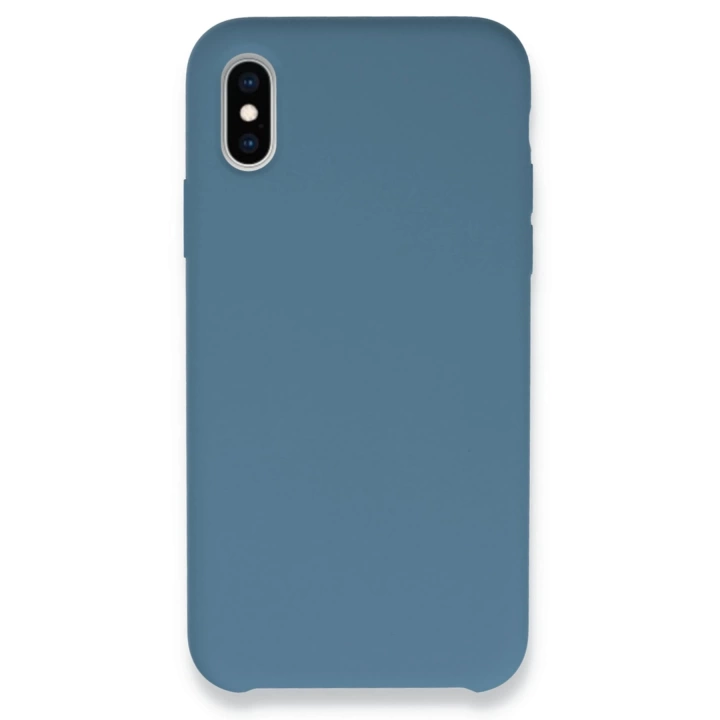 BFS  iPhone XS Max Kılıf Lansman Legant Silikon - Açık Mavi