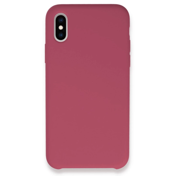 BFS  iPhone XS Max Kılıf Lansman Legant Silikon - Fuşya