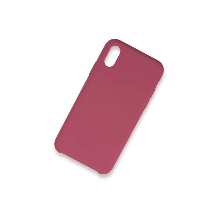 BFS  iPhone XS Max Kılıf Lansman Legant Silikon - Fuşya