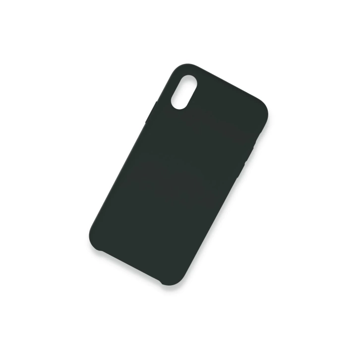 BFS  iPhone XS Max Kılıf Lansman Legant Silikon - Koyu Yeşil