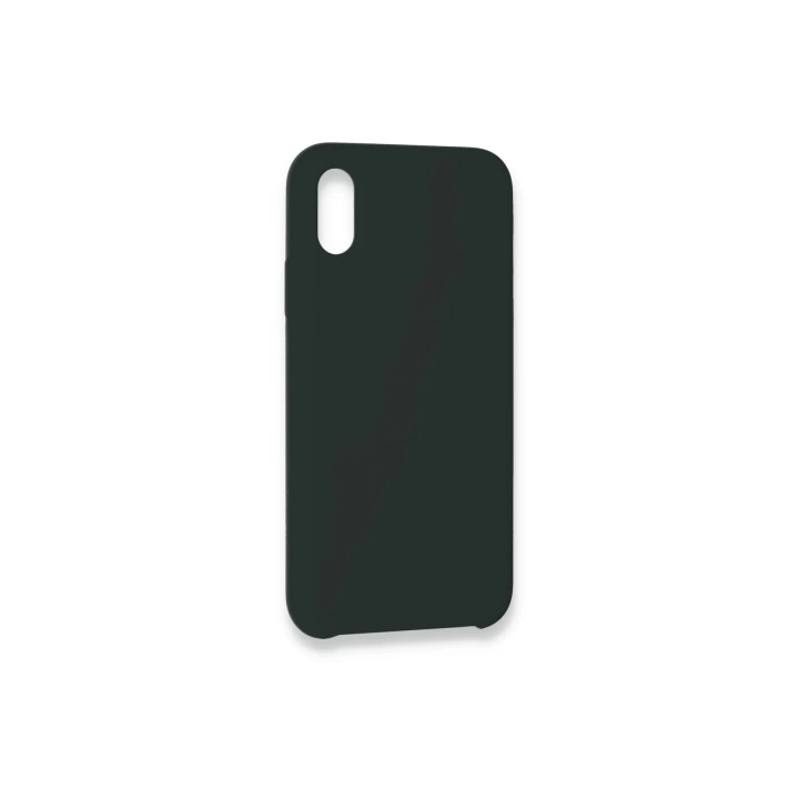 BFS  iPhone XS Max Kılıf Lansman Legant Silikon - Koyu Yeşil