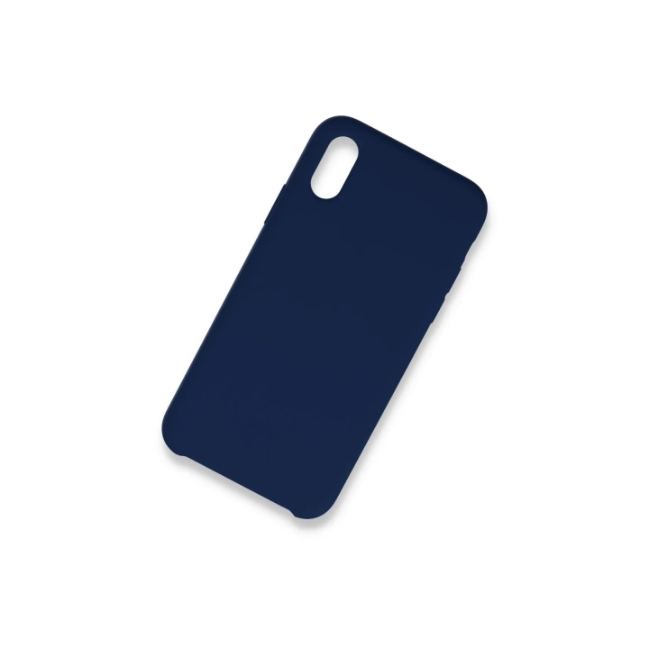 BFS  iPhone XS Max Kılıf Lansman Legant Silikon - Lacivert