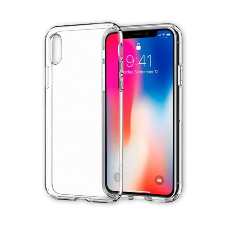 BFS  iPhone XS Max Kılıf Lüx Şeffaf Silikon