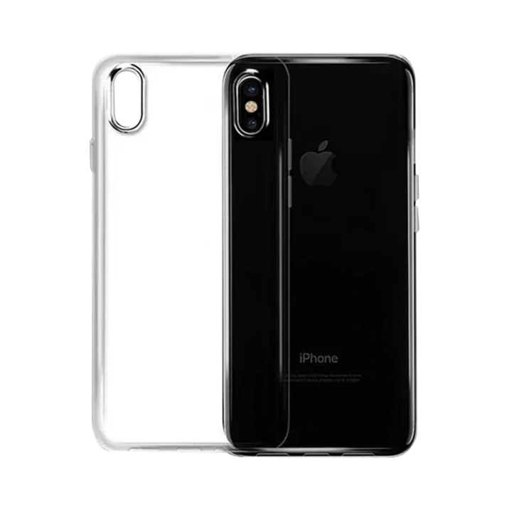 BFS  iPhone XS Max Kılıf Lüx Şeffaf Silikon