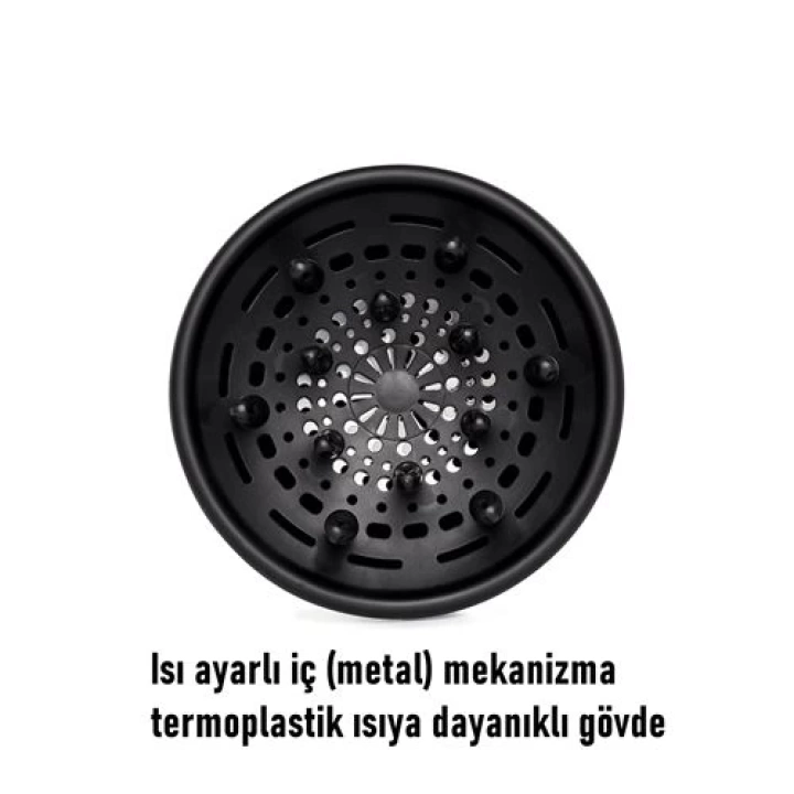 BFS Isı Ayarlamalı Fön Için Difüzör Vigo Başlık Dönerli Profesyonel