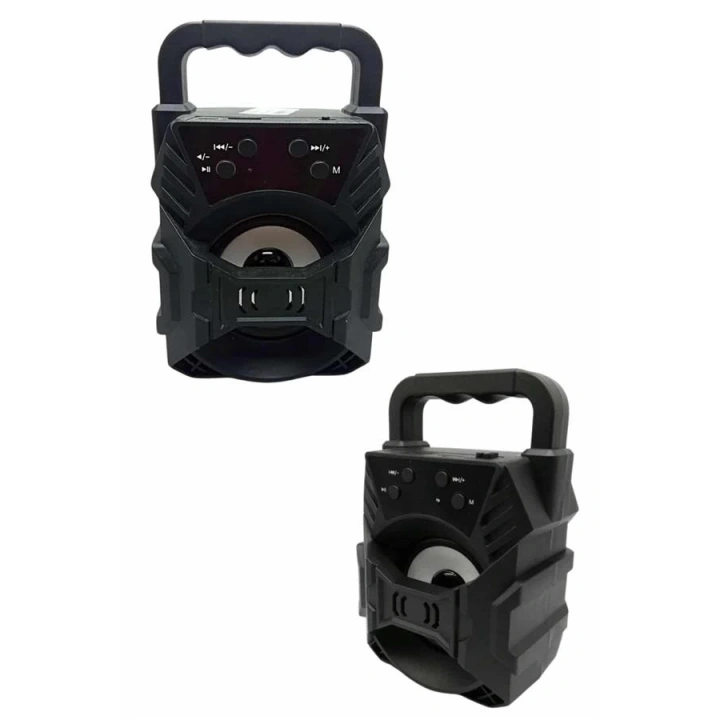 BFS Işıklı Bluetooth Hoparlör Ses Bombası Taşınabilir Yüksek Ses Kaliteli Radyo Özelliği