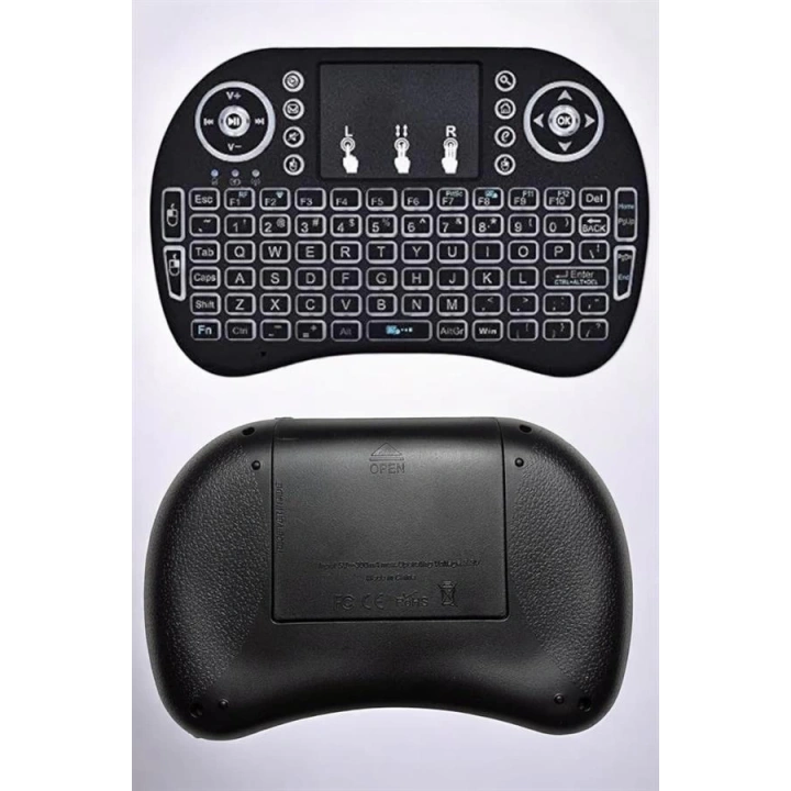 BFS Işıklı Kablosuz Mini Q Klavye Tüm Cihazlara Uyumlu