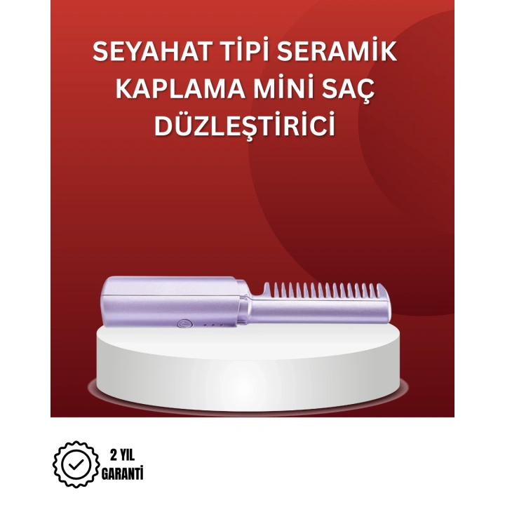 BFS Isıtmalı Saç Düzleştirici Fırça – Kablosuz ve Hafif Tasarım