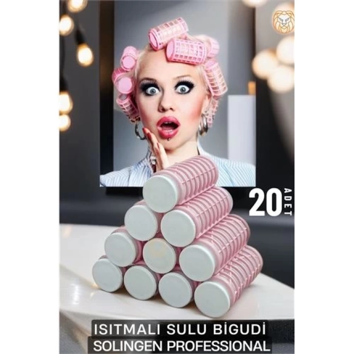 BFS Isıtmalı Sulu Bigudi 2.5 cm 20 Adet Solingen Professional