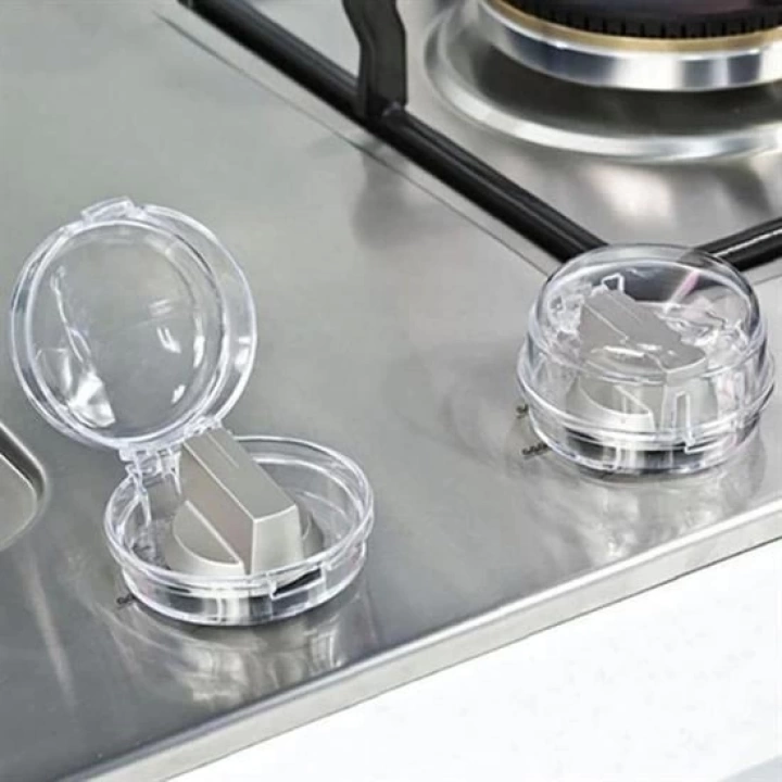 BFS   Isıya Dayanıklı Plastik Ocak Düğme Koruyucu Düğme Kilidi Emniyet Düzeneği