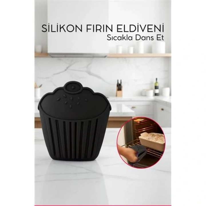 BFS Isıya Dayanıklı Silikon Fırın Eldiveni – Profesyonel Mutfak Koruması