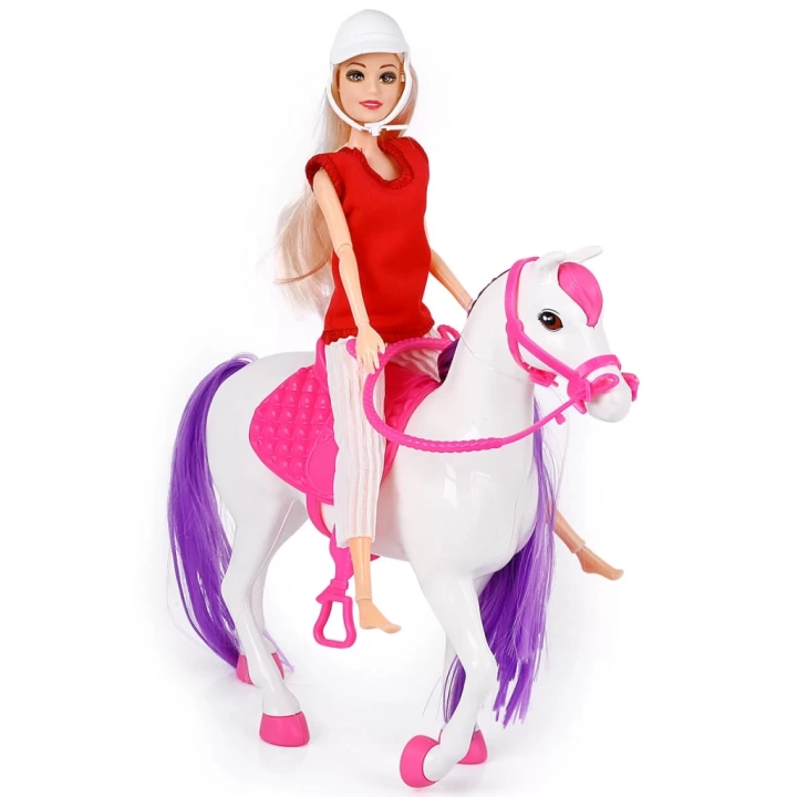 BFS   Jasmine Atlı Bebek Beyaz-Pembe