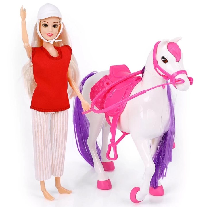 BFS   Jasmine Atlı Bebek Beyaz-Pembe