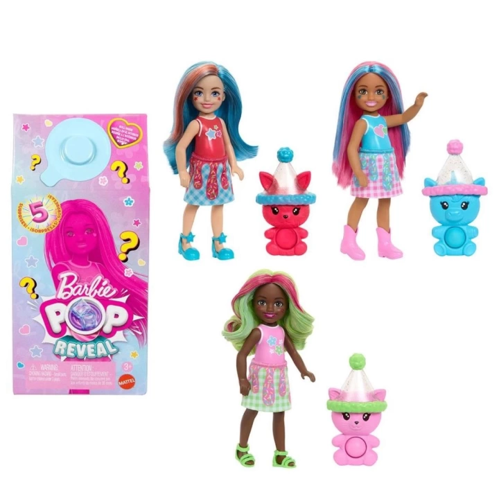 BFS   JCN89 Barbie Chelsea POP Reveal Milkshake Serisi