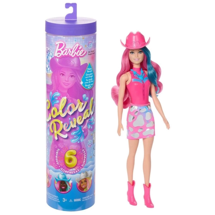 BFS   JCP01 Barbie Color Reveal - Renk Değiştiren Sürpriz Barbie Disco Star Serisi