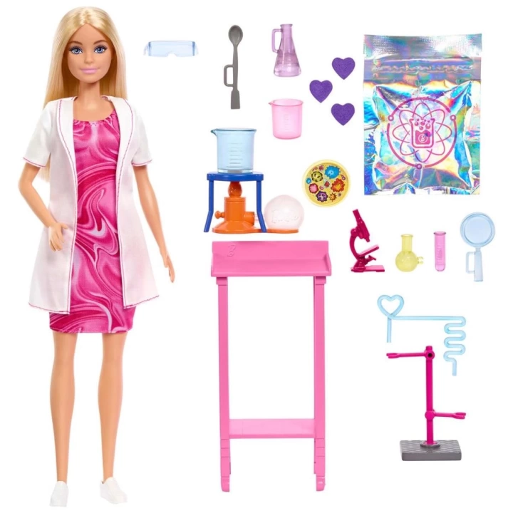BFS   JCR70 Barbie Kariyer Oyun Setleri - Bilim Uzmanı ve Aksesuarları