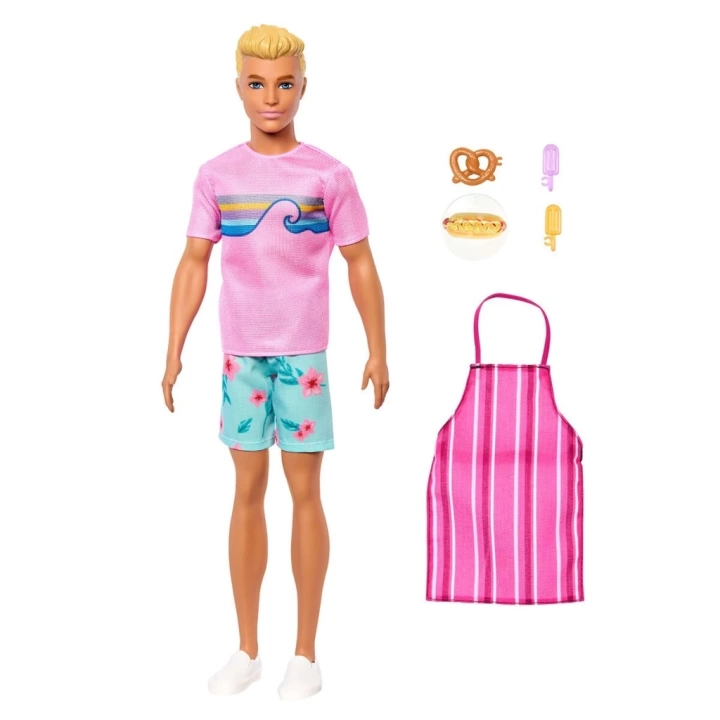 BFS  JFV65 Ken Malibu Bebek - Malibu - Barbie Mysteries: Beach Detectives
