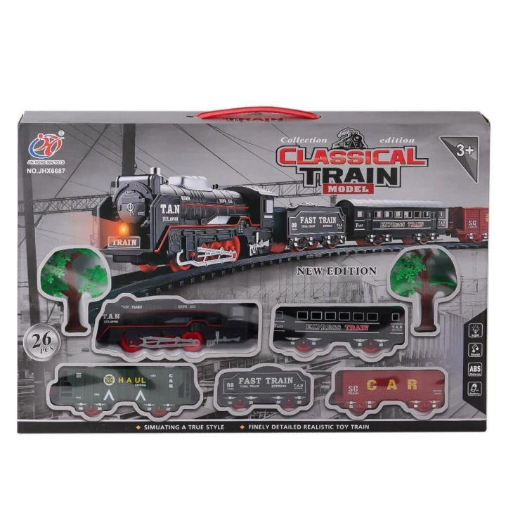 BFS   JHX6687 Sesli Işıklı Tren 26 Parça