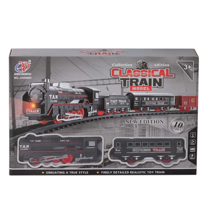 BFS   JHX6689 Sesli Işıklı Tren 10 Parça