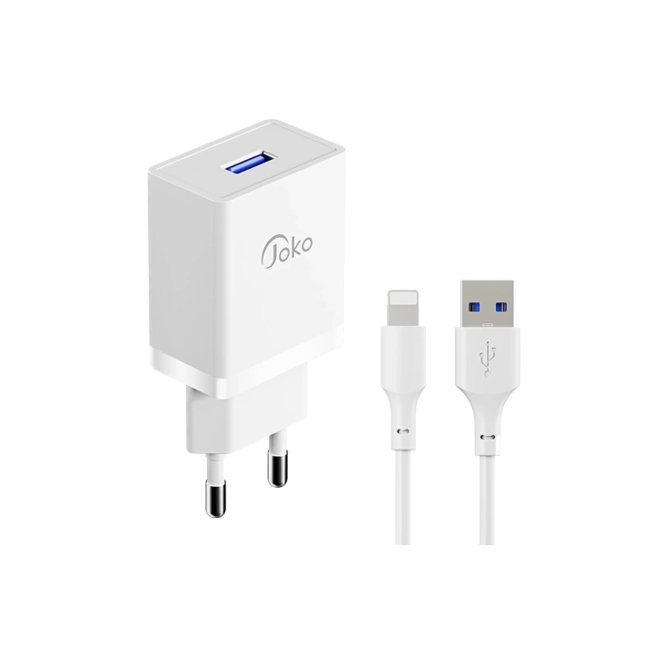 BFS JK77 12W + PX17 1M 2.4A Usb to Lightning Kablolu PD Şarj Cihazı