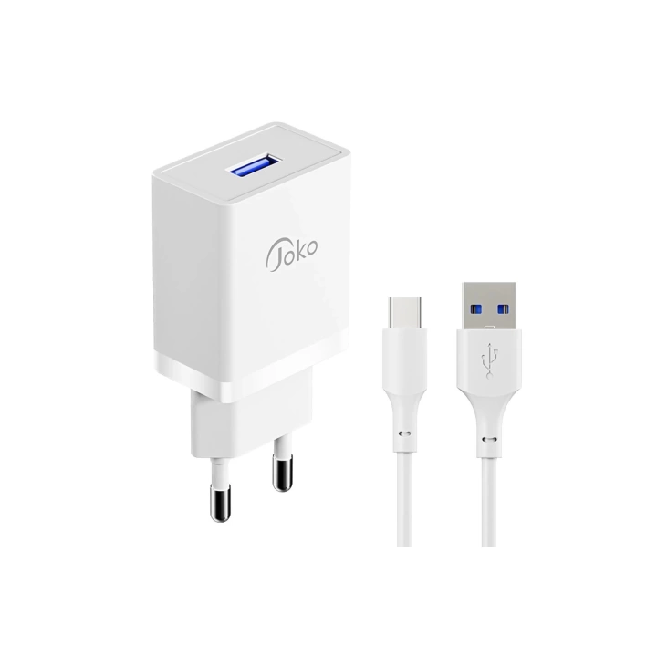 BFS JK77 12W + PX18 1M 2.4A Usb to Type-C Kablolu PD Şarj Cihazı