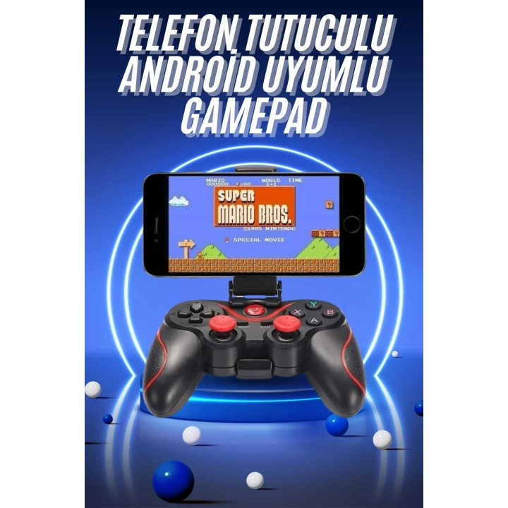 BFS Joystik Gamepad Bluetooth Telefon Tutucu Oyun Kolu Telefon Android Uyumlu