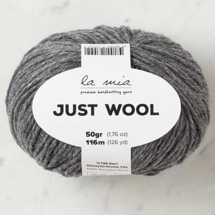 BFS  Just Wool Koyu Gri El Örgü İpi - LT003 - 33841