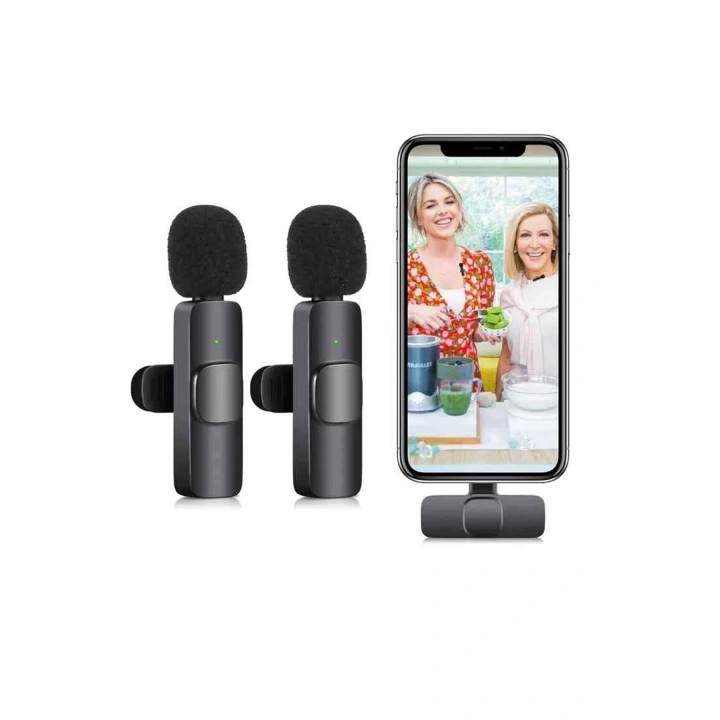 BFS  K9 Type-C Uyumlu Mikrofon - Siyah