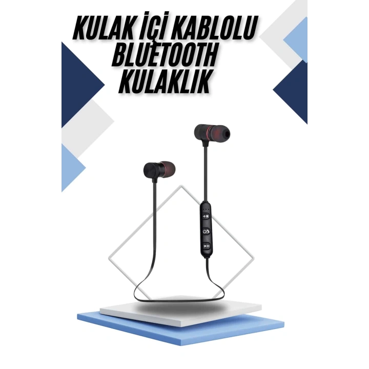 BFS Kablolu Kulakiçi Bluetooth Kulaklık Mıknatıslı ANC Özellikli Yüksek Ses Kaliteli