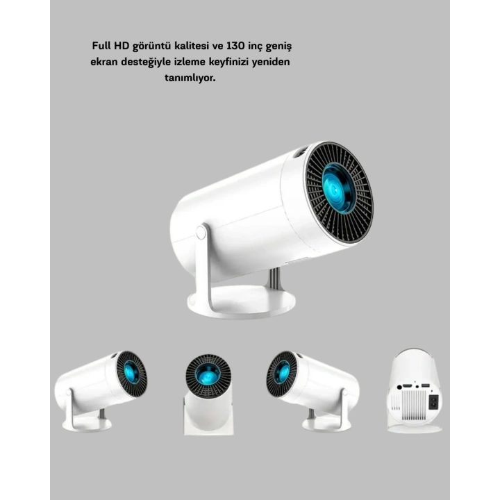 BFS Kablosuz Bağlantılı Full HD Ev Sinema Projeksiyonu 160 ANSI Lümen