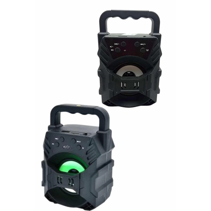 BFS Kablosuz Bluetooth Hoparlör Ses Bombası RGB Işıklı Taşınabilir Yüksek Ses Kaliteli