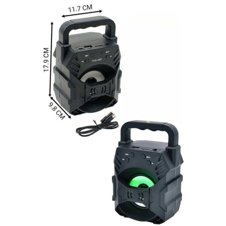 BFS Kablosuz Bluetooth Hoparlör Ses Bombası RGB Işıklı Taşınabilir Yüksek Ses Kaliteli