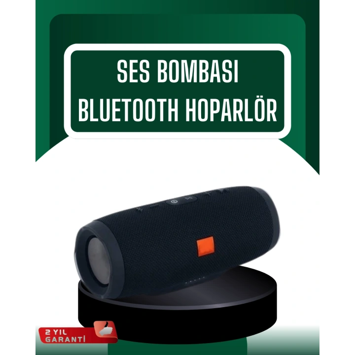 BFS Kablosuz Hoparlör 12 Saat Çalma Süresi USB AUX TF Kart Destekli