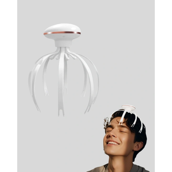 BFS Kablosuz Kafa ve Boyun Masaj Aleti Akıllı Kapanmalı Derin Rahatlama