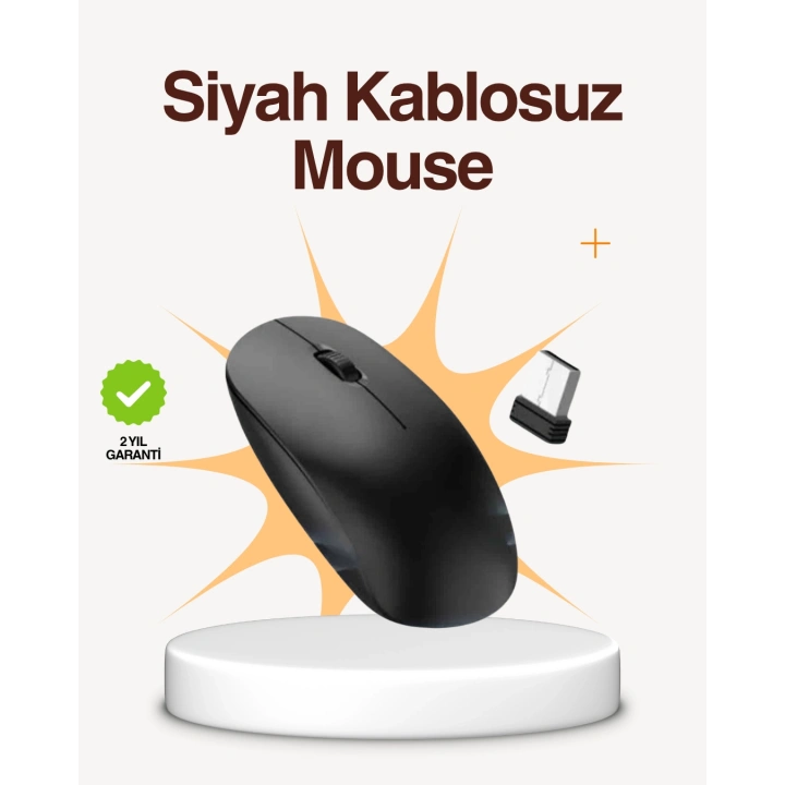 BFS Kablosuz Sessiz Mouse – Ayarlanabilir DPI ve USB Bağlantılı