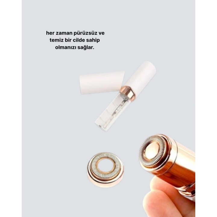 BFS Kadınlar İçin Yüz ve Kaş Epilatörü – Hassas Cilt Dostu, Pil ile Çalışan, Taşınabilir ve Şık Tasarım