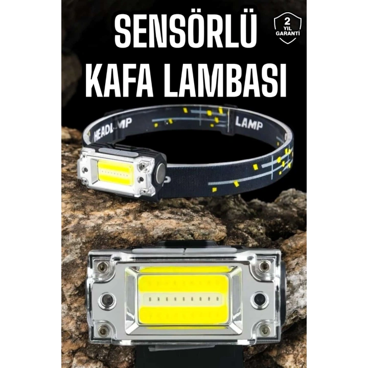 BFS Kafa Lambası Kamp Feneri Balıkçı Feneri Başlıklı Suya Dayanıklı