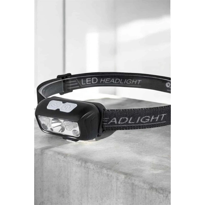 BFS Kafa Lambası Kamp Lambası Sensörlü Şarjlı Ayarlanabilir