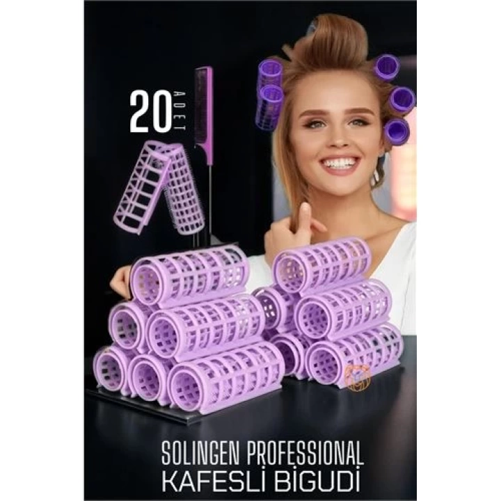 BFS Kafes Gece Bigudisi 2.5 cm 20 Adet Solingen Professional
