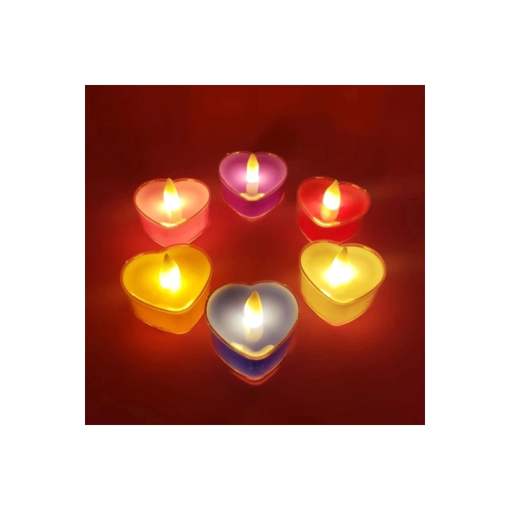BFS Kalpli Tealight Pilli Mum – Şık ve Romantik Işıklı Dekorasyon